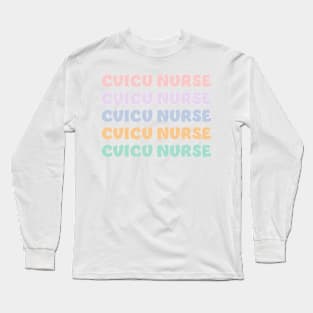 cvicu nurse Long Sleeve T-Shirt